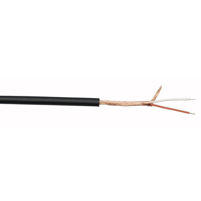 DAP Audio Mic/Line cable, 100 m on Spool, Ø 5 mm, Black pris pr mtr