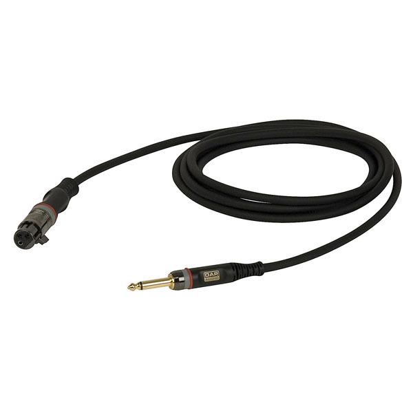 DAP Audio Mikrofonkabel XLR/F - Jack mono, XGL076 / 6 meter