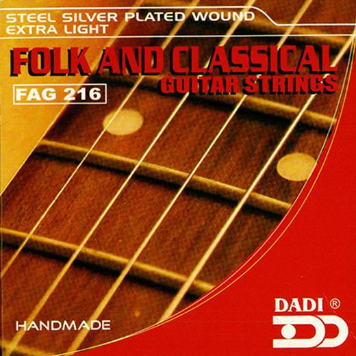 Dadi gitar stålstrenger, Folk and Classical Guitar Strings