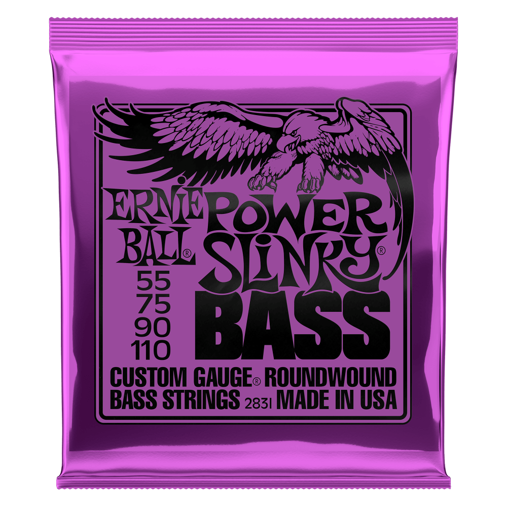 Ernie Ball 2831 Power Slinky strenger elbass 4-strengs, 055-110