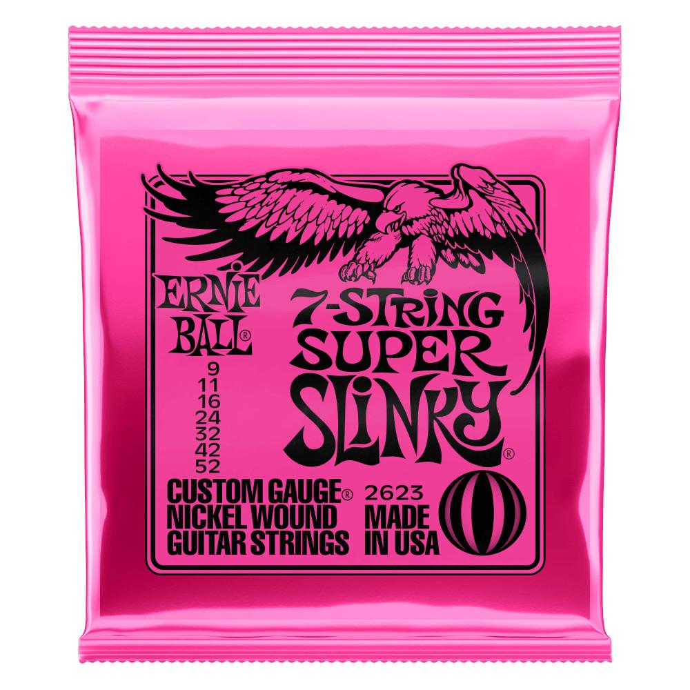 Ernie Ball Slinky 2623 Super Slinky, 7-strengs, 009-052