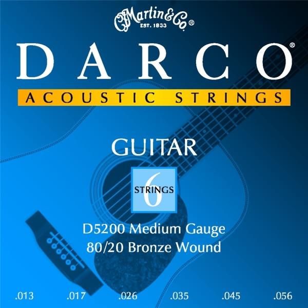 Martin Darco D5200 Gitar stålstrenger 80/20 Bronze 013-056